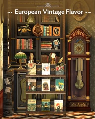 CUTEBEE Book Nook Kit, DIY Miniature House Kits for Adult and Teens, Dollhouse Mini Booknook House Bookshelf Decor, DIY Craft Gifts for Family and Friends（Owl Bookstore） - Image 6
