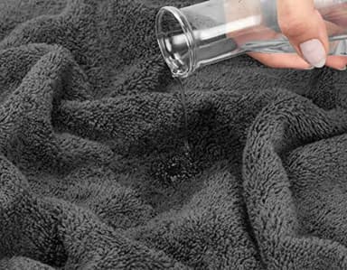 American Soft Linen Luxury 6 Piece Towel Set, 2 Bath Towels 2 Hand Towel 2 Washcloths, 600 GSM 100% Cotton Turkish Towels for Bathroom, Dark Gray Towel Sets - Image 6