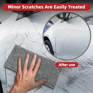 Nano Sparkle Cloth Car Scratch Remover,Purpose Nano Magic Cloth Easily Removes Light Scratches, Swirls, and Water Spots, Car Scratch Repair Kit - Image 5