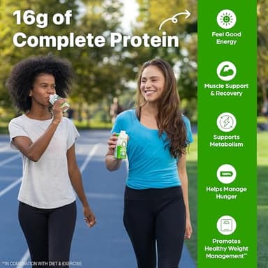 Orgain Organic Nutritional Protein Shake, Creamy Chocolate Fudge - 16g Grass Fed Whey Protein, Meal Replacement, 20 Vitamins & Minerals, Fruits & Vegetables, Gluten Free, Non-GMO, 11 Fl Oz (12 Pack) - Image 5