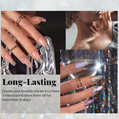 Beetles Reflective Gel Nail Polish 15ml Silver Glitter Nail Polish Shimmer Soak Off Uv LED Lamp Gel Nail Art Manicure Salon DIY Home Diamond - Image 4