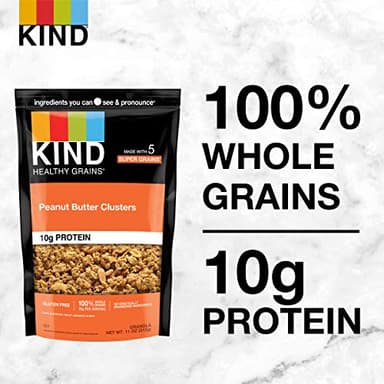 KIND Healthy Grains Clusters, Granola Variety Pack, Healthy Snacks, Good Source of Fiber, Gluten Free, Whole Grains and Oats, 10g Protein, 3 Count - Image 4