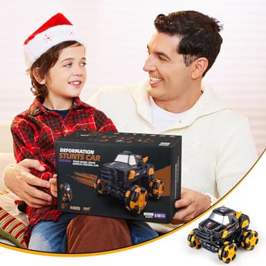 BTEC Transform Remote Control Car 1:16 Scale Transforming Remote Control Cars Toy for Kids 2.4Ghz 360° Rotating RC Stunt Rc for Boys Stunt Toy Car for Kids Age 3-5 5-7 4-6 6-8 8-12 - Image 9
