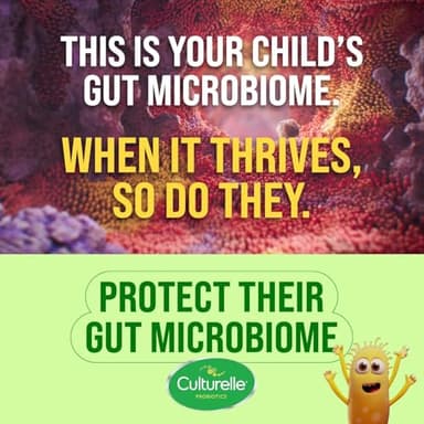 Culturelle Kids Probiotic + Fiber Packets (Ages 3+) - 60 Count - Digestive Health & Immune Support - Helps Restore Regularity - Image 5