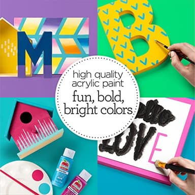 Apple Barrel Acrylic Paint in Assorted Colors (2 oz), 21465, Candy Pink - Image 8