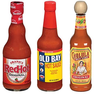 Hot Sauce Variety Pack, Great Hot Sauce Lover Gift Set, Flavors Include Frank's RedHot Original, OLD BAY, and Cholula Original, 34 fl oz - Image 1