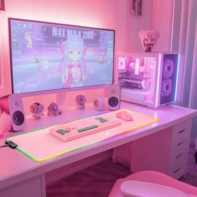 BladeHawks Extra Large RGB Gaming Mouse Pad-14 Light Modes, Extended Soft LED Mouse Pad, Anti-Slip Rubber Base, Computer Keyboard Mousepad Mat (31.5 x 12 Inch) - Image 6