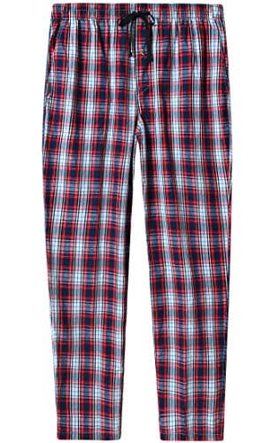 MoFiz Men's Pajama Bottom Pants Cotton Plaid Slpeepwear Loungewear Pants House Wear 3-Pack Size M - Image 4