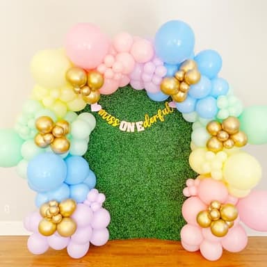 Voircoloria 130pcs Pastel Balloons Different Sizes 18" 12" 10" 5" Macaron Latex Balloon Garland Arch Kit for Birthday Easter Baby Shower Graduation Wedding Gender Reveal Anniversary Party Decorations - Image 8