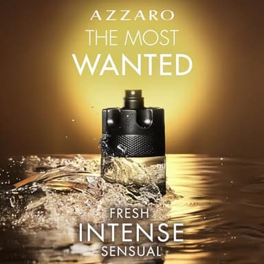 Azzaro The Most Wanted Eau de Toilette Intense – Aromatic & Woody Mens Cologne – Fresh & Sensual Fragrance – Lasting Wear – Scent Notes of Bergamot, Lavender, Moss - Luxury Perfumes for Men, 3.3 Fl Oz - Image 3