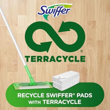 Swiffer Sweeper 2-in-1 Mops for Floor Cleaning, Dry and Wet Multi Surface Floor Cleaner, Sweeping and Mopping Starter Kit, Includes 1 Mop + 19 Refills, 20 Piece Set - Image 9