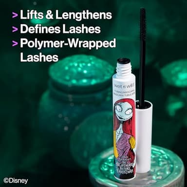 wet n wild Disney Nightmare Before Christmas Limited Edition PR Box - Coffin-Shaped Collector's Set with Eye, Face & Body Makeup, Color-Changing Lip Oils, Tubing Mascara & More - Cruelty-Free - Image 7