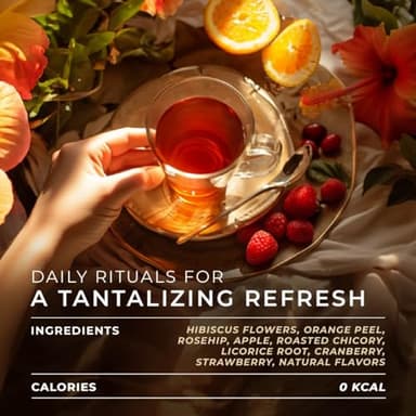 Gya Tea Co Berry Bliss Herbal Tea Pod (16 ct) - Decaf Fruit Sweet Tea for Relaxing & Kickstart the Day - Image 4