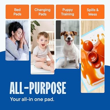 Chucks Pads Disposable [100-Pack] Adult Incontinence Underpads 30"x 36" Extra Large Super Absorbent Protective Bed Pads, Leak-Proof Pads - Pee Pads for Kids & Adults - Dog & Puppy Training Pads - Image 5