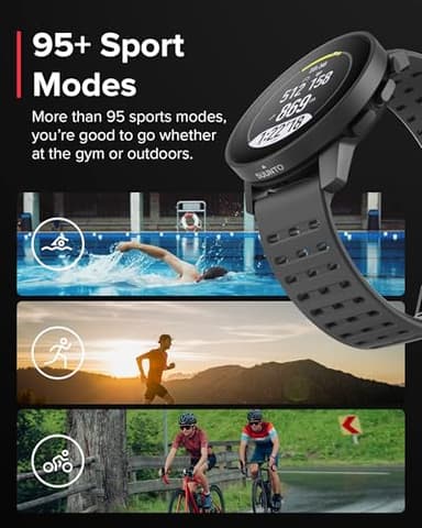 SUUNTO 9 Peak Pro GPS Sports Watch, Up to 30 Days Long Battery Life, 95+ Multisport Watch w/Training Workout Analysis,Advanced Health & Recovery Support, Wrist Heart-Rate Measurement, Black - Image 8