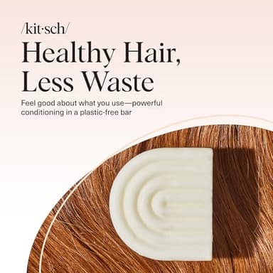 Kitsch Rice Water Hair Conditioner Bar – Soap Bar for Hair Care & Hair Growth – Conditioner for Women and Men – Moisturizing & Strengthening – Paraben, Silicone & Sulfate-Free - Made in USA – 2.7 oz - Image 8
