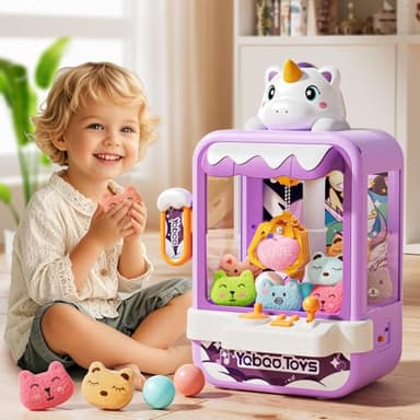 Claw Machine for Kids Girl Boys with Sound, Vending Machines Toys for Girls 3 4 5 6 7 8, Unicorns Toys for Girls Age 4-6, Ideas Birthday Gifts for Girl 3 4 5 6 Year Old - Image 3