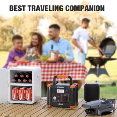 Portable Power Station 300W, GRECELL 230.88Wh Solar Generator with 60W USB-C PD Output, 110V Pure Sine Wave AC Outlet Backup Lithium Battery for Outdoors Camping Travel Home Blackout - Image 8
