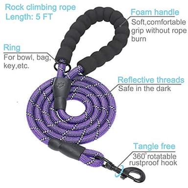 haapaw 2 Packs Martingale Dog Collar with Quick Release Buckle Reflective Dog Training Collars for Small Medium Large Dogs - Image 3