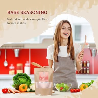 52USA Himalayan Pink Salt Fine, Fine Salt 2 lb, Pink Himalayan Sea Salt, 80+ Minerals and Electrolytes, Sea Salt, No Artificial Colors, No Additives, No Gluten, Rock Salt for Grinder Refill, Kosher Salt - Image 8