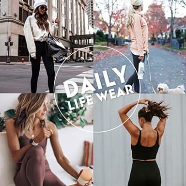 4 Pack Leggings for Women Butt Lift High Waisted Tummy Control No See-Through Yoga Pants Workout Running Leggings 08-assort14 - Image 4