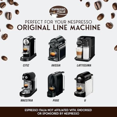 ESPRESSO ITALIA Capsules Compatible with Nespresso Machines, 100 Count - VARIETY PACK, Italian Coffee Pods Expresso - Image 5
