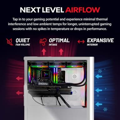 Skytech Gaming Chronos 3 Desktop PC, Ryzen 7 7700X 4.5 GHz (5.4GHz), NVIDIA RTX 5070 12GB, 1TB NVMe SSD, 32GB DDR5 RAM 5600 RGB, 850W Gold PSU, 360mm ARGB AIO, Wi-Fi, Win 11 - Image 7
