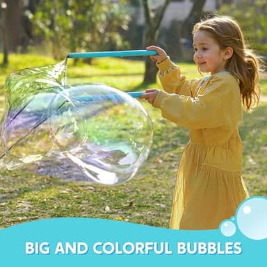 SYNCFUN 16 oz Bubble Solution Refills(Up to 1.25 Gallons), Concentrated Solution for Bubble Machine, Wands, Blower, Easter, Outdoors Activity - Image 3