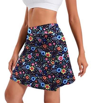 Oyamiki Women's Active Performance Skort Lightweight Skirt for Running Tennis Golf Workout Sports Printing M - Image 4