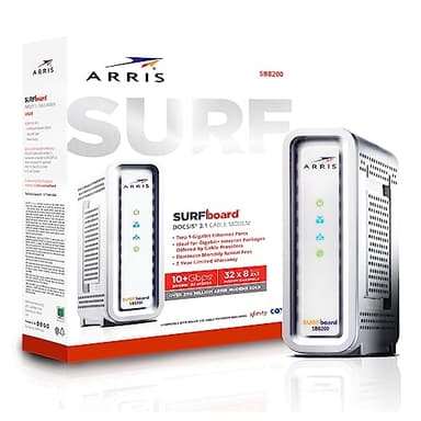 ARRIS (SB8200-RB) - Cable Modem - Fast DOCSIS 3.1 32x8 Gigabit Cable Modem , Approved for Comcast Xfinity, Cox, Charter Spectrum, & more | 1 Gbps Max Internet Speed, 4 OFDM Channels - Renewed - Image 5
