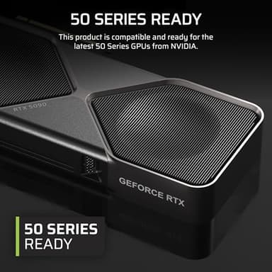 Corsair RM1000x Shift Fully Modular ATX Power Supply - Modular Side Interface - ATX 3.1 & PCIe 5.1 Compliant - Zero RPM Fan Mode - 105°C-Rated Capacitors - 80 Plus Gold Efficiency - Black - Image 3