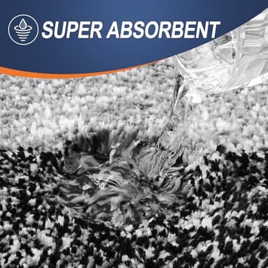 OLANLY Bathroom Rug Mat 44x24, Extra Soft and Absorbent Microfiber Bath Rugs, Non-Slip Plush Shaggy Bath Carpet Runner, Machine Wash Dry, Bath Mats for Bathroom Floor, Tub and Shower, Black - Image 3