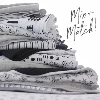 HonestBaby unisex-baby Classics Fitted Crib Sheets Set Standard Mattress, 100% Organic Cotton Baby Boys, Girls, Neutral, 2 Pack - Watercolor World, One Size - Image 5