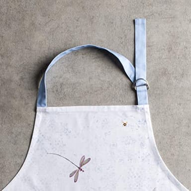 Maison d' Hermine Apron for women with Pocket 100% Cotton 27.50"x31.50" 1 Piece Adjustable Neck Strap & long ties Apron Men, Chef, Wedding, Cooking, Gardening, Server Spring/Summer (Fleurs De Mai) - Image 7