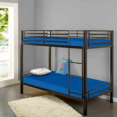 ZINUS 5 Inch Memory Foam Mattress, Bunk/Trundle/Day Bed Compatible, Twin, Blue - Image 3