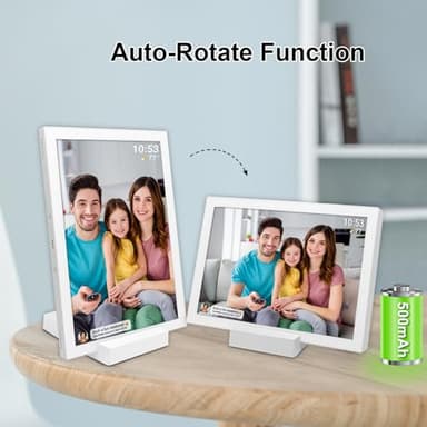 FRAMEO 10.1 Inch WiFi Digital Photo Frame with 5000mAh Battery,1280x800 HD IPS LCD Touch Screen,Auto-Rotate Portrait and Landscape,32GB Storage,Share Moments Instantly via Frameo App from Anywhere - Image 5