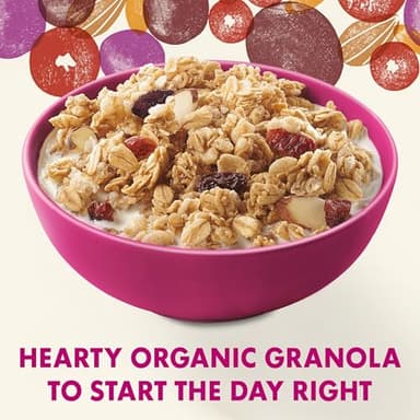 Cascadian Farm Organic Granola, Fruit and Nut Cereal, Resealable Pouch, 11 oz - Image 3