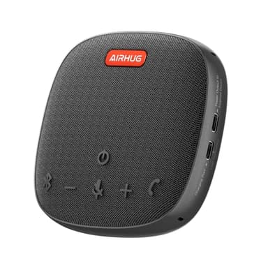 AIRHUG Conference Speaker and Microphone, Bluetooth Speakerphone with 360° Voice Pickup, Advanced Noise Reduction, USB-C Plug & Play, Compatible with Zoom and MS Team - Image 1