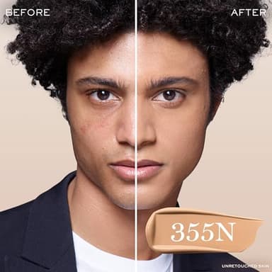 Lancôme Teint Idole Ultra Wear Natural Matte Foundation- Longwear, Medium-Full Coverage, Natural Finish, Waterproof & Hydrating - 355N (Medium Skin with Neutral/Peachy Undertones), 1 Fl Oz - Image 3