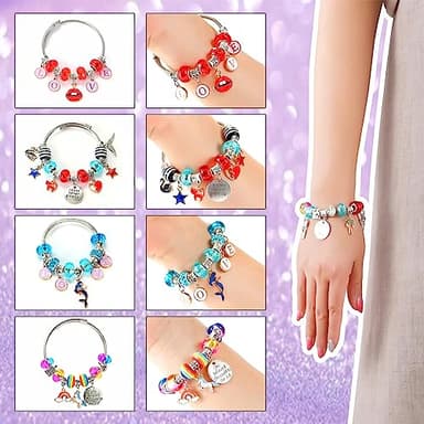 Charm Bracelet/Jewelry Making Kits for Kids Girls,Unicorn Birthday Gifts,Arts Crafts Toys for 5 6 7 8 9 12 Years Old Girls - Image 5