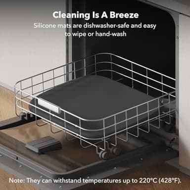 PETLIBRO Dog Food Mat, Silicone Non-Slip Waterproof Cat Food Mat for Feeder & Fountain & Bowl, Dog Bowl Mats with Raised Edge Spill Protection Floor, Extra Large Cove Feeding Mat for Pet 22''x16.5'' - Image 8