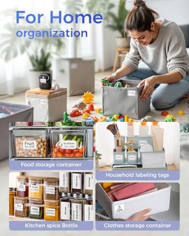 Phomemo Label Maker - M108 Address Label Makers Easy to Use for Small Business, Home, Office, School, 2 Inch Bluetooth Label Printer, Sticker Printer for Name Tags/Barcode/Logo/Clothing Label, Black - Image 3