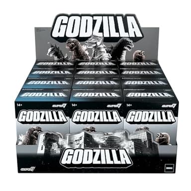 Super7 Toho Godzilla Blind Box Flat - (12 Pack) 3.75" Toho Godzilla Action Figures Classic Cartoon Collectibles and Retro Toys - Image 2