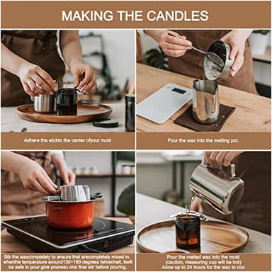 CLTNIKET 10 lb Soy Wax DIY Candle (Flakes & Soft),Natural Soy Wax Candle - Image 4