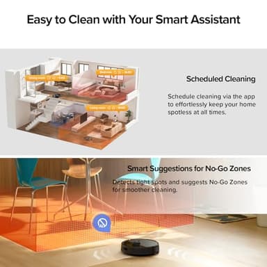 roborock Q7 M5+ Robot Vacuum and Mop, Upgraded from Q5 Max+, 7 Weeks Self-Emptying, 10000Pa Suction, Dual Anti-Tangle System, for Pet Hair & Carpet, PreciSense LiDAR Navigation, App Control, Black - Image 8