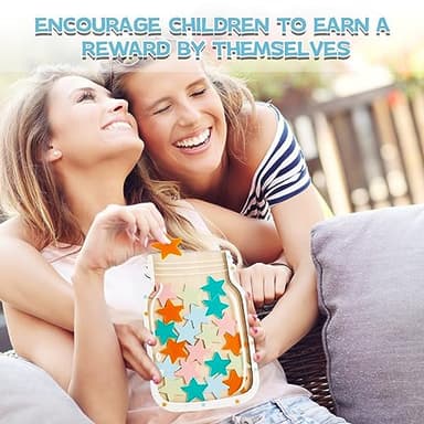 Generic Magnetic Reward Jar, Classroom Reward Jar for Kids, Personalized Stars Reward Jar for Students Kids Behavior, Magnetic Reward Chart for Classroom Board Home, M25-JLG - Image 6