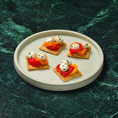 Triscuit Fire Roasted Tomato & Olive Oil Whole Grain Wheat Crackers, Lunch Snacks, Bulk Snack Crackers, 6 - 8.5 oz Boxes - Image 9