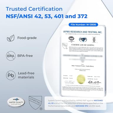 Waterdrop Rechargeable Water Filter Pitcher, Reduce 99.6% of Lead and 45+ Impurities, 1-Year Electric Water Dispenser, Instant 15-Cup Countertop System, NSF/ANSI 401&53&42&372, NOT Reduce TDS - Image 6