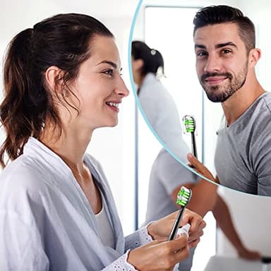 Aoremon Toothbrush Replacement Heads for Phillips Sonicare Replacement Brush Head Compatible with Most Philips Sonicare Click-on Electric Toothbrush, Black 10 Pcs - Image 5