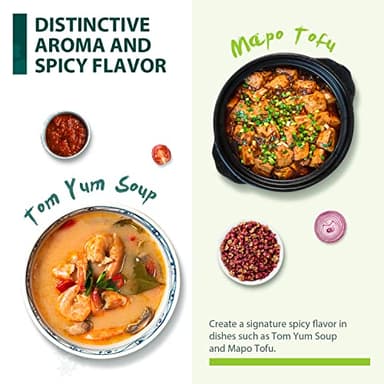 Soeos Sichuan Peppercorns, 16oz(454g), Authentic Szechuan Red Peppercorn, Numbing and Tingle Effect, Less Seeds, Strong Flavor, Essential for Mapo Tofu, Kung Pao Chicken and Asine Cusine - Image 7